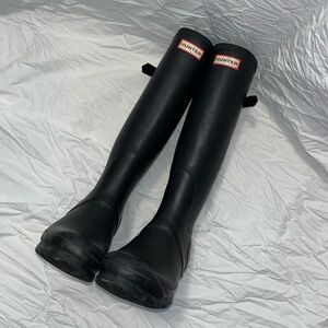 Hunter Women’s Original Tall Boot Black Size US7/EU38/UK5